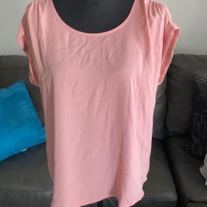Light mauve top by Pink Rose, Large, EUC